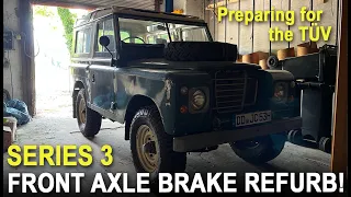 Land Rover Series 3 - Front Axle Brake Refurb