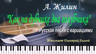 Zhilin A. As on a cudgel two darlings. Russian song with variations. Pianist D. Blagoy