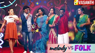 MELODY VS FOLK | Tamil songs | VELMURUGAN , SRINIDHI , MUKESH, SURMUKHI |  Vasanth tv