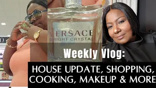 WEEKLY VLOG: House update, Shopping, Cooking, Makeup & more...