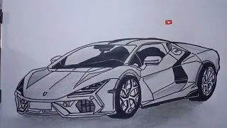 NEW ARRIVAL | How to draw a Lamborghini | LAMBORGHINI REVUELTO #31