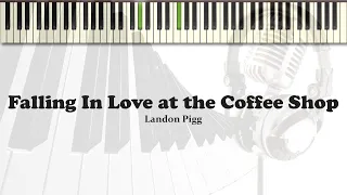 Falling In Love at the Coffee Shop -KARAOKE PIANO-