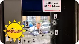 ROCKERKRIEG IN BERLIN: Schüsse auf ein Café verbreiten Angst  | SAT.1 Frühstücksfernsehen | TV