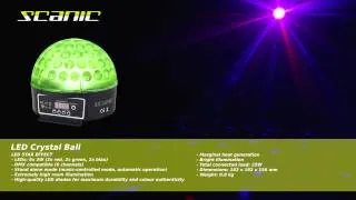 Scanic LED Crystal Ball DMX