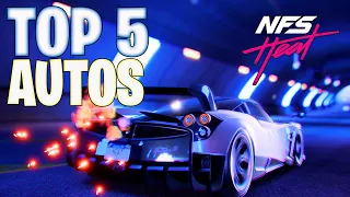 Top 5 Autos in Need for Speed Heat