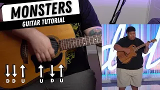 Monsters - GUITAR TUTORIAL (Iam Tongi)