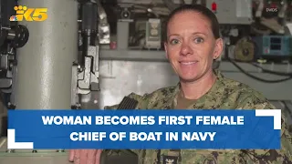 Local woman becomes first female Chief of Boat in the Navy