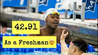 Josh Liendo Mind-Boggling 42.91 100 Fly Split..