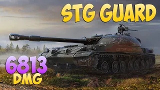 STG Guard - 7 Frags 6.8K Damage - Big ping! - World Of Tanks