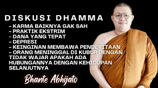 Tanya Jawab DIskusi Dhamma || Bhante Abhijato