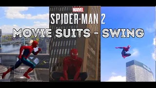 SWINGING as SPIDER-MAN | Marvel's Spider Man 2 | MOVIE Suits w/music #update #ps5 #raimisuit