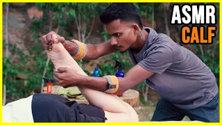 Calf Treatment 🔥 ASMR Indian Massage with Fire