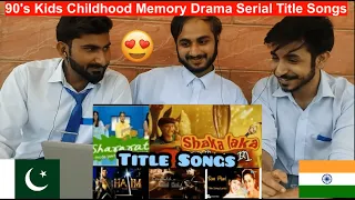 Pakistani Reaction On All Childhood Indian TV Shows Title Songs from Star Plus/Star Utsav|PAK Review