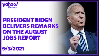 President Biden delivers remarks on the August jobs report