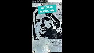 Exploring Kurt Cobain Memorial Park on 30th anniversary of 'Nevermind' #shorts