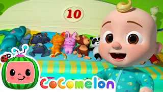 😴 Ten in the Bed - Sleepy Accidents! 😴 | @CoComelon  | 🔤 Moonbug Subtitles 🔤