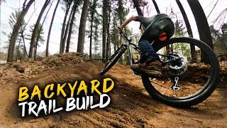 Berm Build Continues in the SHRED YARD | Mountain Bike Trail Building EP2