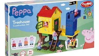 Открываем и собираем конструктор Дом на дереве Свинки Пеппы (Peppa Pig TreeHouse Construction Set)