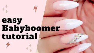 babyboomer with a makeup sponge ( gel tutorial)