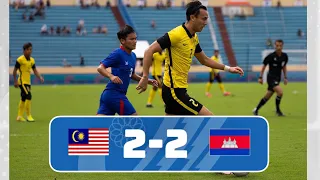 Cambodia U23 Vs Malaysia U23 2-2 - Highlights Full Time | Sea Games 31 Vietnam 2021