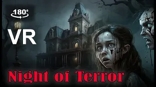 [4K VR 180][Visual Novel] - Night of Terror in the Abandoned Mansion