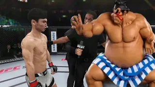 UFC4 | Dooho Choi vs Mega Sumo (EA Sports UFC 4) wwe mma