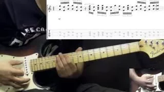 Stevie Ray Vaughan - Little Wing - Rock/Blues Guitar Lesson Part4 (w/Tabs)