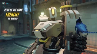 [Overwatch] Play of the game  Bastion on kings row [1]