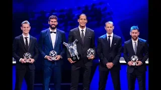 UEFA Best player award 2019 (virgil van dijk beat messi & Ronaldo to win best player of the season)