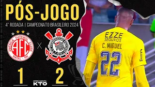 AMÉRICA-RN 1x2 CORINTHIANS 🔴 PÓS-JOGO: Coletiva e Zona mista | COPA DO BRASIL 2024 | TERCEIRA FASE