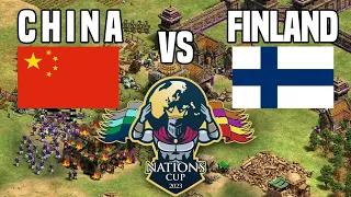 Finland vs China | Nations Cup 2023 | Loser's Bracket Finals (T90 Cocast)