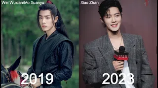 Actors and actresses of The Untamed (TV series 2019), then and now. New