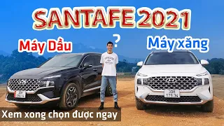 Hyundai Santafe: Khác biệt giữa máy xăng và máy dầu| Xế Cộng Tìm Hiểu