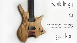 Building my first headless guitar | Finale & Demo (No talking, ASMR)