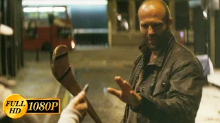 Jason Statham beat up car robbers / Blitz (2011)