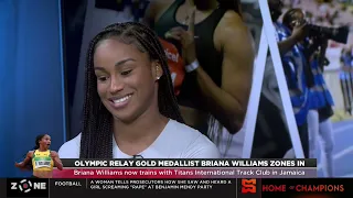 Briana Williams: "I'm happy to be training in Jamaica", Williams is JA U18 & U20 200m record holder