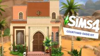 COURTYARD OASIS TINY HOME // The Sims 4 Speed Build