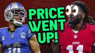 Brandon Aiyuk's price just went UP for 49ers! 💰