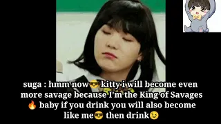 bts imagine : when your baby sees they 😍is drinking your ❤️🙈 #btsff #btsreaction #btsimagines