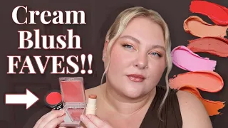 The BEST Cream Blushes!! Favorite Formulas & Colors w/ Swatches & Try-Ons!