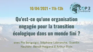 TABLE - RONDE : "Qu'est-ce qu'une organisation engagée pour la transition écologique ?"