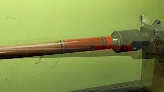 Tony Bautista_ Cuestomized (Custom) Red cue, Finishing-Installation of Leather Wrap (Part 1)