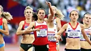 Asli Cakir Alptekin of Turkey Won Gold in Womens 1500M   London olympics, 2012