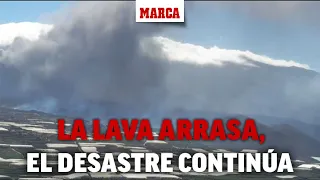 La lava arrasa invernaderos y plantaciones: el desastre continúa I MARCA