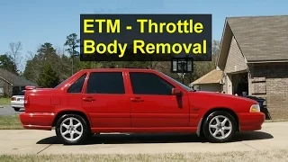 How to remove an ETM, throttle body from a turbo Volvo S70, V70, etc. - VOTD