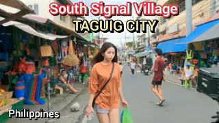 Wandering SOUTH SIGNAL VILLAGE, Taguig City Philippines [4K]