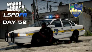 GTA V | LSPDFR 0.4.7 | Day 52 Jacksonville Sheriff's Office Police | Retro Week