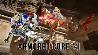 Gundam Barbatos Lupus Rex - Armored Core 6 Powerful Kicks Punch Build