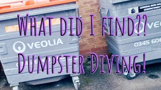 I Went Dumpster Diving In The UK! 🇬🇧 Was it worth it?? 🤷‍♂️