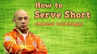 How to Serve Short with Side Spin in Table Tennis